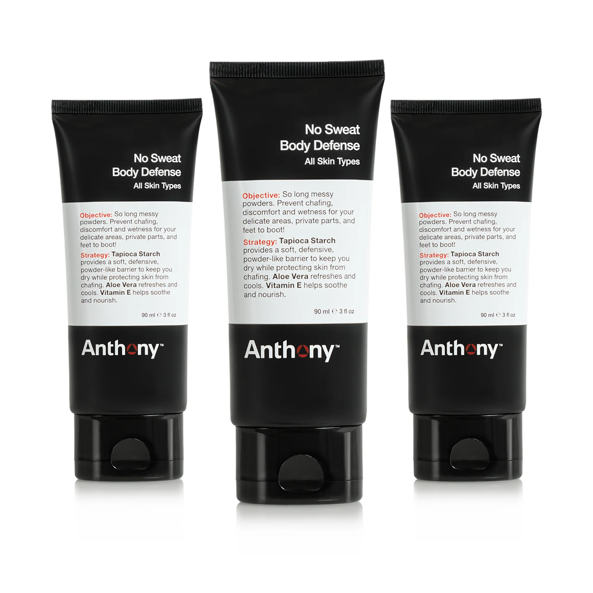 No Sweat Body Defense 3-Pack ($66 Value)