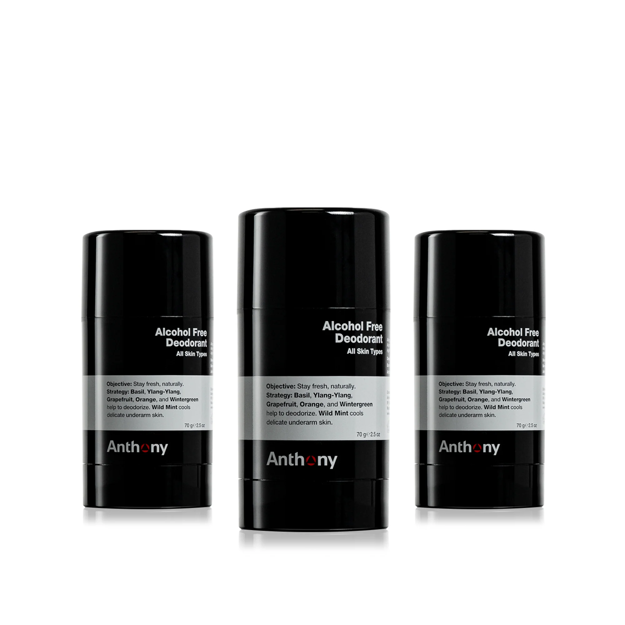 Alcohol Free Deodorant 3-Pack ($66 Value)