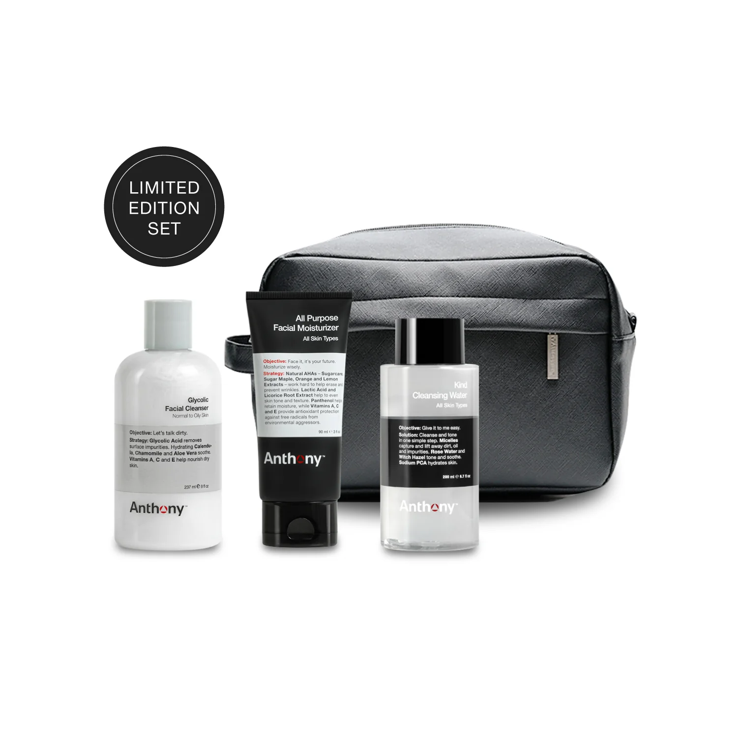Back To Basics Set with Dopp Bag ($110 value)